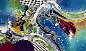 Batik painting - dusk - by Tzee.jpg
